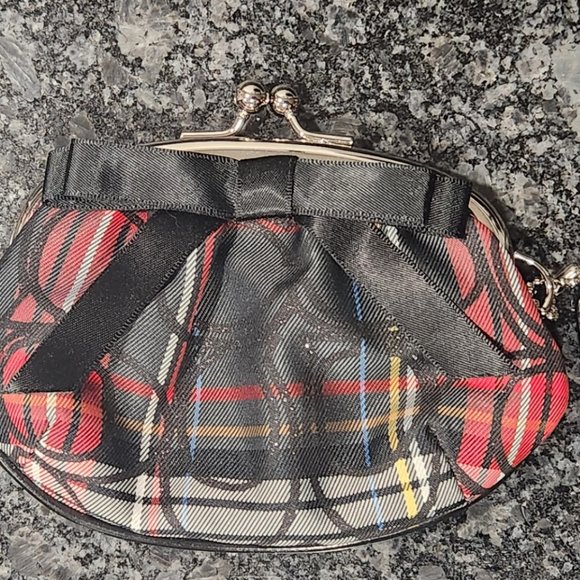 Vintage Coach Poppy Soho Tartan Glitter Plaid Bag with matching coin purse - Picture 8 of 10